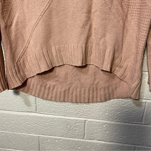 Calvin Klein Pink Textured Knit Sweater Long Oversized Soft Women’s Small - Picture 6 of 7